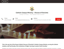 Tablet Screenshot of catholiconcampus.com